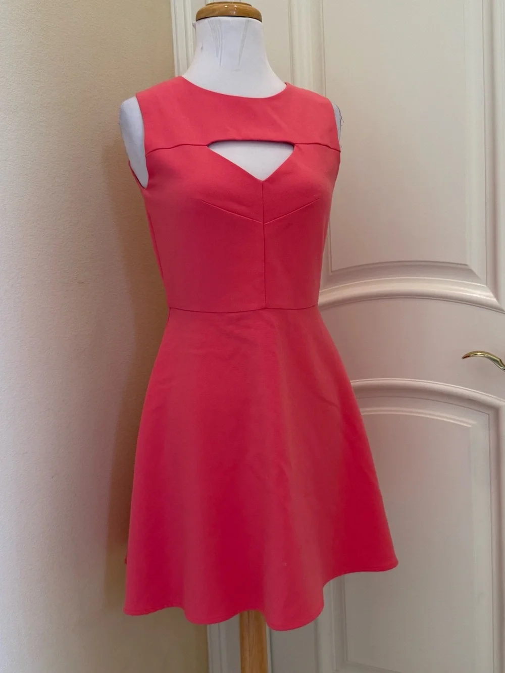 french connection pink dress French Connection Georgia Dress in Aurora Pink 4